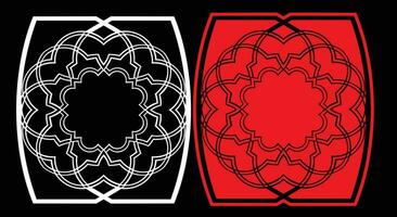 Decorative wall panels set Jali design CNC pattern, laser cutting pattern, router CNCcutting vector