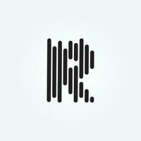 Podcast Radio Logo design On Letter R Design Using Microphone Template vector illustration