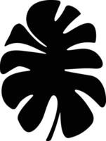 Tropical leave vector. palm leaves silhouette. Tree leaf for decoration element for template vector