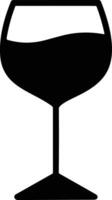 Glass for drink icon. Cocktail drink for party liquid martini with ice bar pictogram vector. drink, martini beverage vector