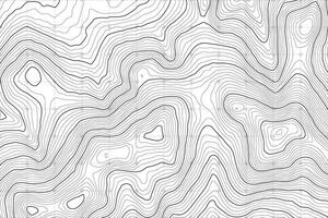 Background of the topographic map. Topo map with elevation. Geographic line mountain relief. Vector stock illustration