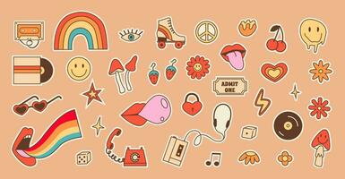 Set of art icons vector  Sticker art, Cute stickers, Homemade stickers