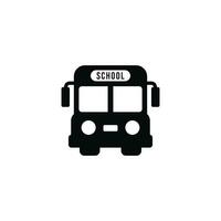 School bus icon isolated on white background vector