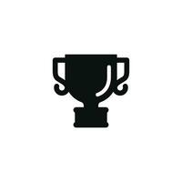 Trophy icon isolated on white background vector