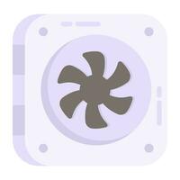 Modern design icon of computer fan vector