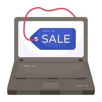 Unique design icon of sale tag vector