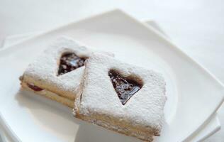 Pecan Cookies with Cherry Filling photo