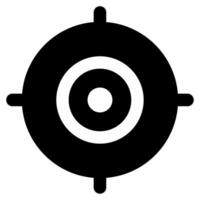 Target Icon Illustration for web, app, infographic, etc vector