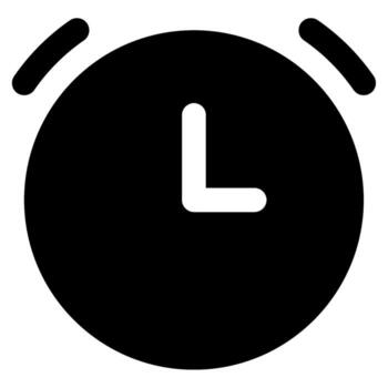 Alarm Clock Icon Illustration for web, app, infographic, etc vector