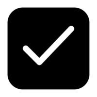 Checkmark Icon Illustration for web, app, infographic, etc vector