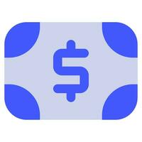 Banknote Icon Illustration for web, app, infographic, etc vector