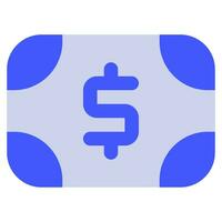 Banknote Icon Illustration for web, app, infographic, etc vector