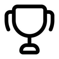 trofeo icono ilustración para web, aplicación, infografía, etc vector