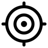 Target Icon Illustration for web, app, infographic, etc vector