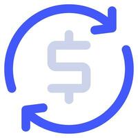 Exchange Rate Icon Illustration for web, app, infographic, etc vector