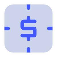 Time is Money Icon Illustration for web, app, infographic, etc vector