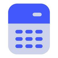 Calculator Icon Illustration for web, app, infographic, etc vector