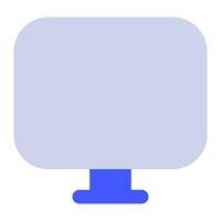 Monitor Icon Illustration for web, app, infographic, etc vector