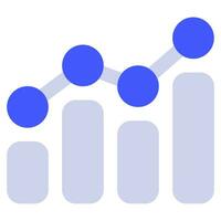 Analytics Icon Illustration for web, app, infographic, etc vector