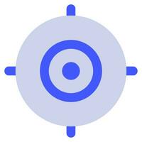 Target Icon Illustration for web, app, infographic, etc vector