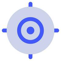 Target Icon Illustration for web, app, infographic, etc vector