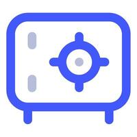 Vault Icon Illustration for web, app, infographic, etc vector