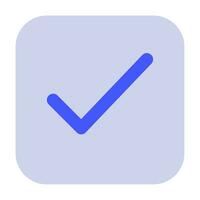 Checkmark Icon Illustration for web, app, infographic, etc vector