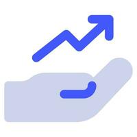 Revenue Icon Illustration for web, app, infographic, etc vector