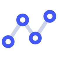 Market Trends Icon Illustration for web, app, infographic, etc vector