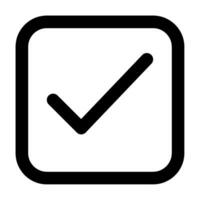 Checkmark Icon Illustration for web, app, infographic, etc vector