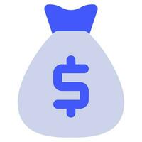 Money Bag Icon Illustration for web, app, infographic, etc vector