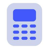 Calculator Icon Illustration for web, app, infographic, etc vector