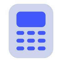 Calculator Icon Illustration for web, app, infographic, etc vector