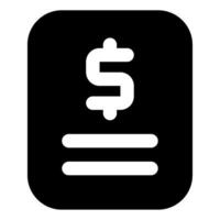 financiero literatura icono ilustración para web, aplicación, infografía, etc vector