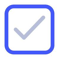 Checkmark Icon Illustration for web, app, infographic, etc vector