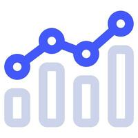 Analytics Icon Illustration for web, app, infographic, etc vector