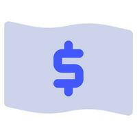 Banknote Icon Illustration for web, app, infographic, etc vector