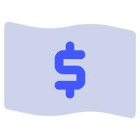 Banknote Icon Illustration for web, app, infographic, etc vector