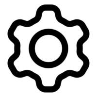 Gear Icon Illustration for web, app, infographic, etc vector