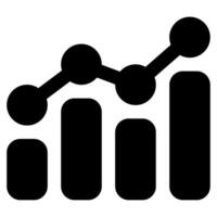 Analytics Icon Illustration for web, app, infographic, etc vector