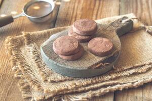 Mantecados - type of Spanish crumbly cookie photo