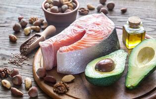 Food with Omega-3 fats photo