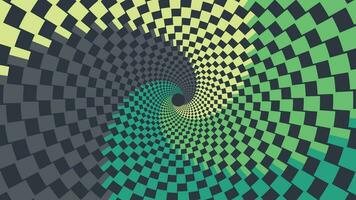 Abstarct spiral round dotted vortex urgency background. vector