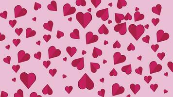 Abstarct valentine pink  love background. vector