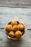 Bowl of arancini photo