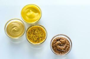 Different kinds of mustard photo