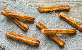 Churros - famous Spanish dessert photo