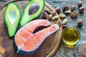 Food with Omega-3 fats photo