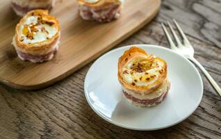 Bacon egg cups photo