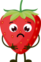 Cartoon funny fruits. png